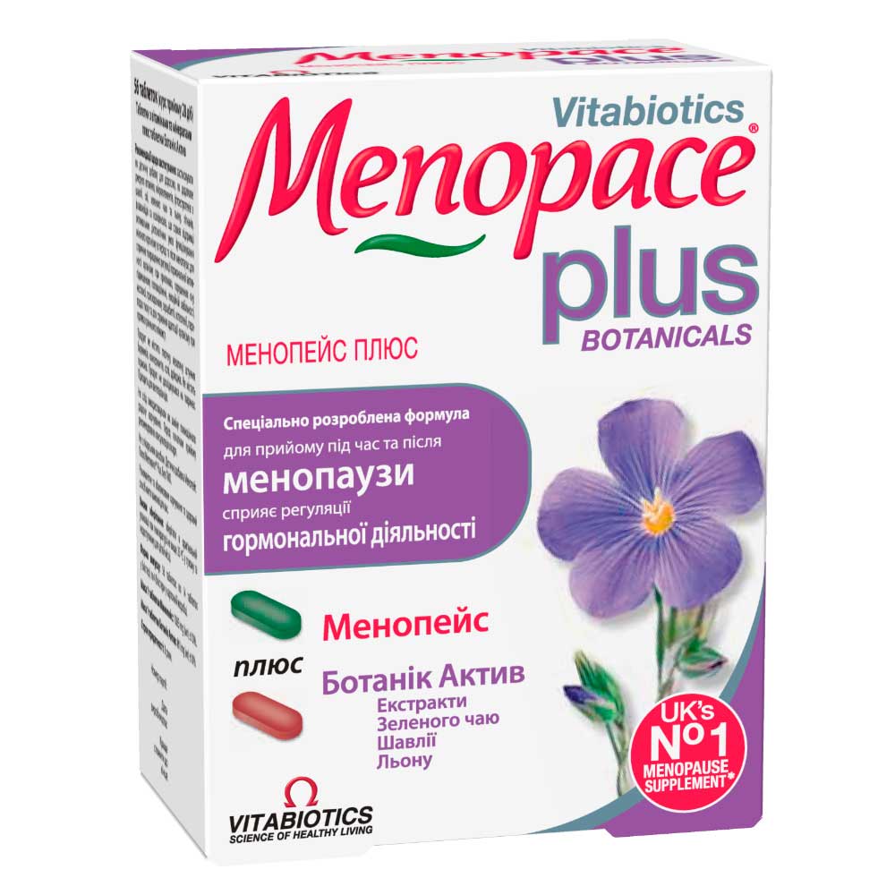Менопейс Плюс (Menopace Plus), специальный комплекс при менопаузе .