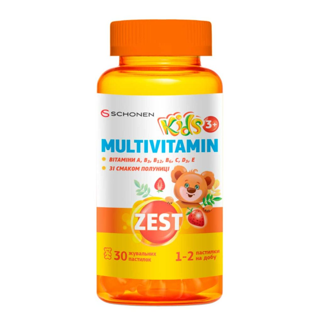 ZEST® Кидс Мультивитамин (Kids Multivitamin gummies), витамины для ...
