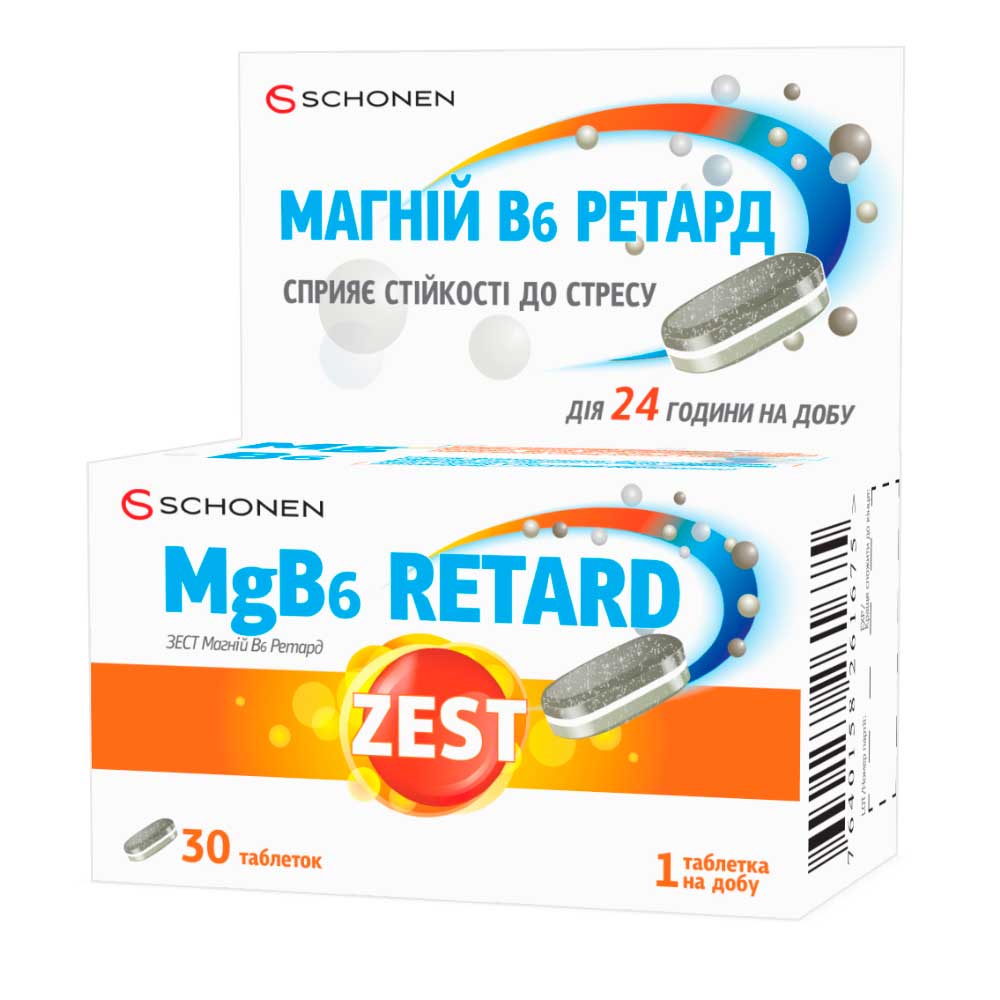 ZEST® MgB6 Ретард (MgB6 Retard), SCHONEN - Купить в  Магазин .